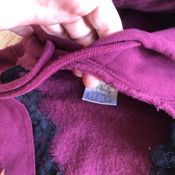 Def Leppard Hoodie Sweatshirt EUC Lace Small - Picture 8 of 11